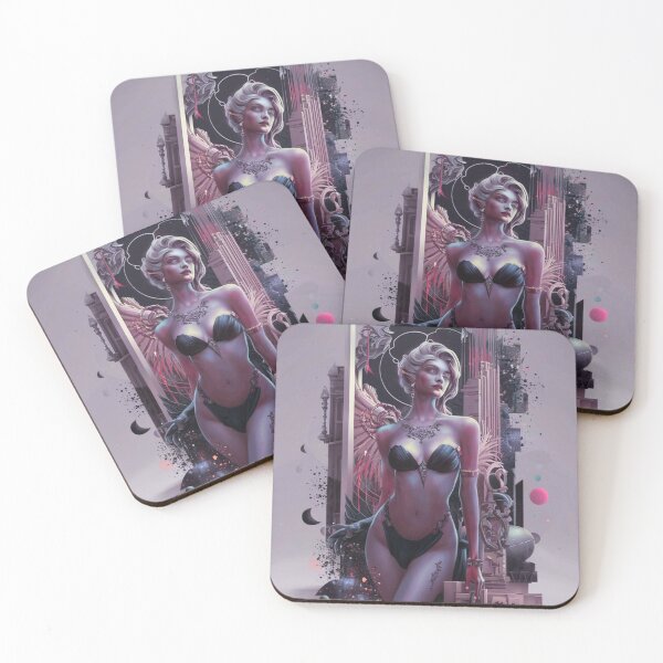 Item preview, Virgo Zodiac. celestial woman, whimsical girl, celestial goddess, celestial girl, sexy girl designed and sold by ZodiacWonders.
