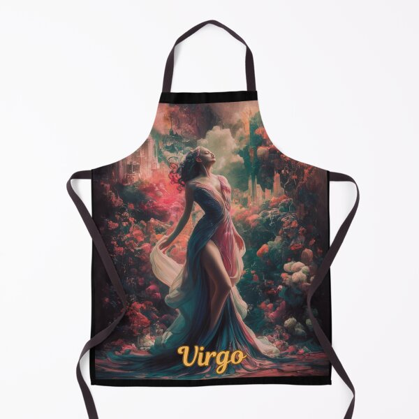 Item preview, Virgo Zodiac. celestial woman, whimsical girl, celestial goddess, celestial girl, sexy girl designed and sold by ZodiacWonders.