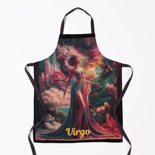 Item preview, Virgo Zodiac. celestial woman, whimsical girl, celestial goddess, celestial girl, sexy girl designed and sold by ZodiacWonders.