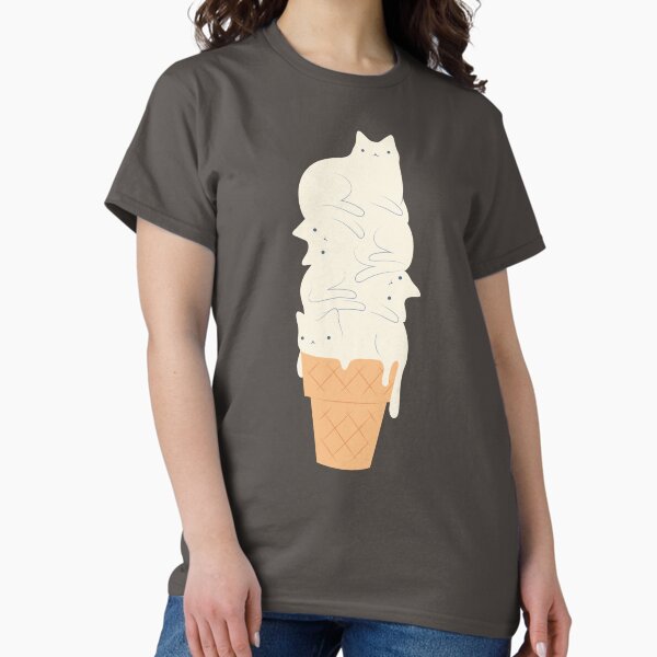 Item preview, Cat ice cream 2024 designed and sold by ilovedoodle.