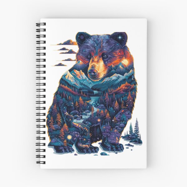 Item preview, Mountain Scene Bear designed and sold by PaperieJennifer.