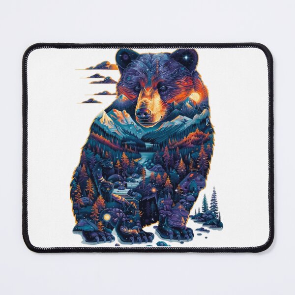 Item preview, Mountain Scene Bear designed and sold by PaperieJennifer.