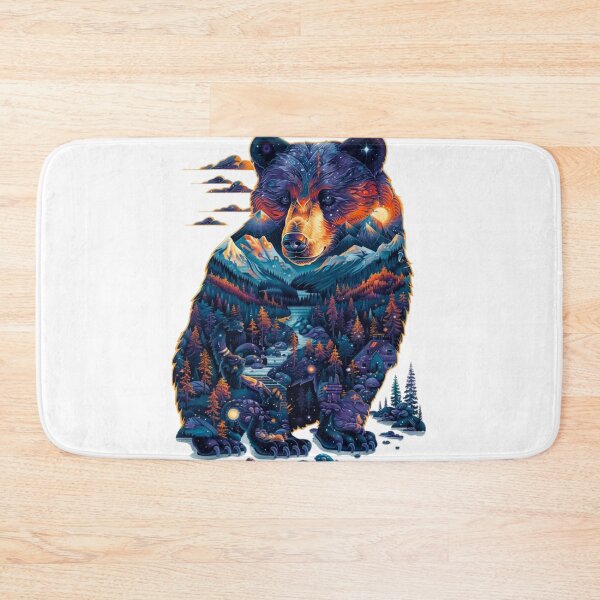 Item preview, Mountain Scene Bear designed and sold by PaperieJennifer.