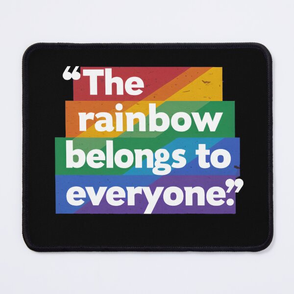 Item preview, The Rainbow Belongs to Everyone LGBTQ+ Pride Month Festival designed and sold by overheadclick.