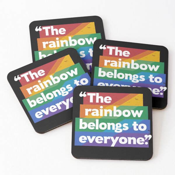 Item preview, The Rainbow Belongs to Everyone LGBTQ+ Pride Month Festival designed and sold by overheadclick.