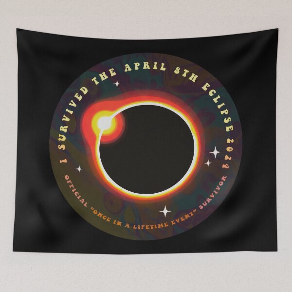 Item preview, I Survived the April 8th Eclipse 2024 designed and sold by Daniel Watts.