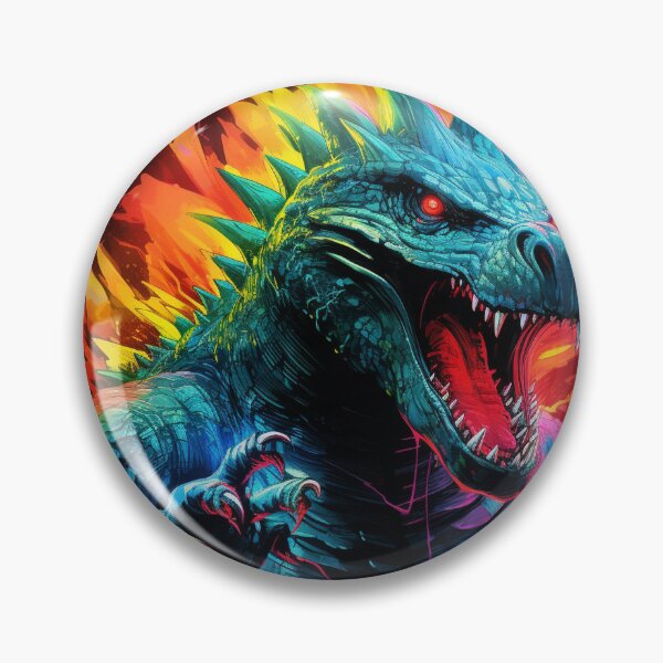 Item preview, Nuclear Lizard Monster Neon Art 5 designed and sold by AstroRisq.
