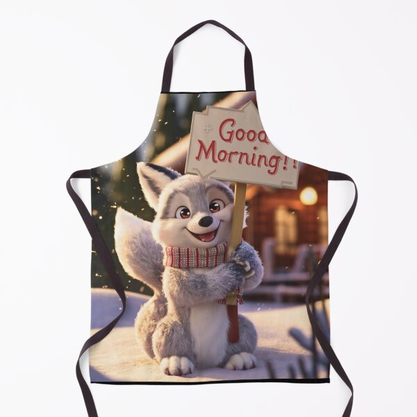 Item preview, Fox Portrait. cute fox, good morning designed and sold by FoxVibes.