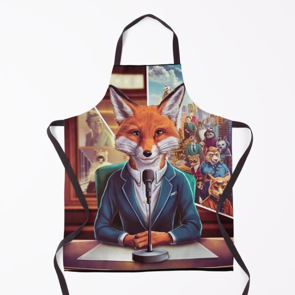 Item preview, Fox Portrait. news anchor, fox character, anthropomorphic fox designed and sold by FoxVibes.