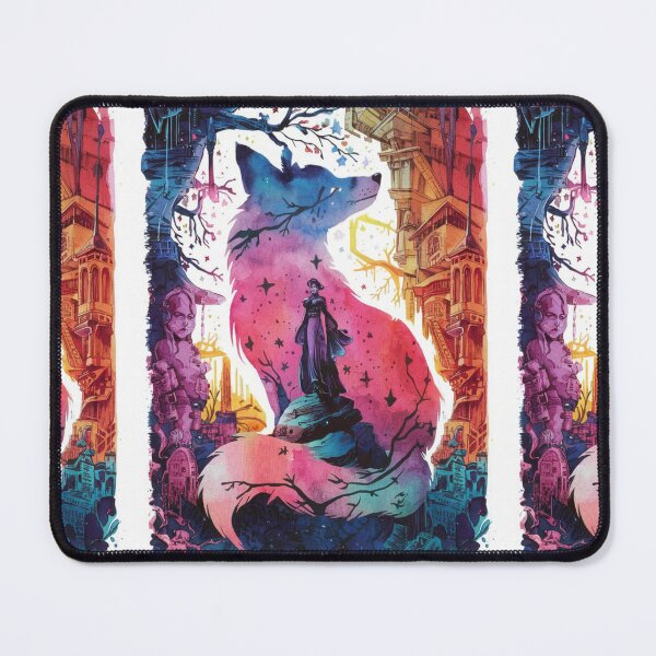 Item preview, Fox Portrait. celestial fox, magical fox designed and sold by FoxVibes.