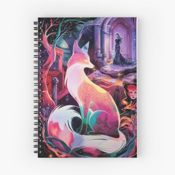 Item preview, Fox Portrait. celestial fox, magical fox designed and sold by FoxVibes.