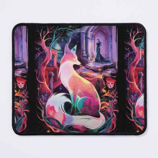 Item preview, Fox Portrait. celestial fox, magical fox designed and sold by FoxVibes.