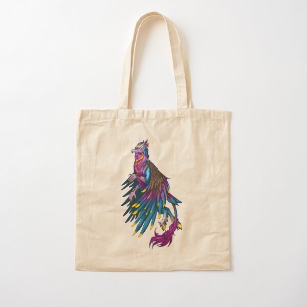 Tropical Hippogriff Cotton Tote Bag