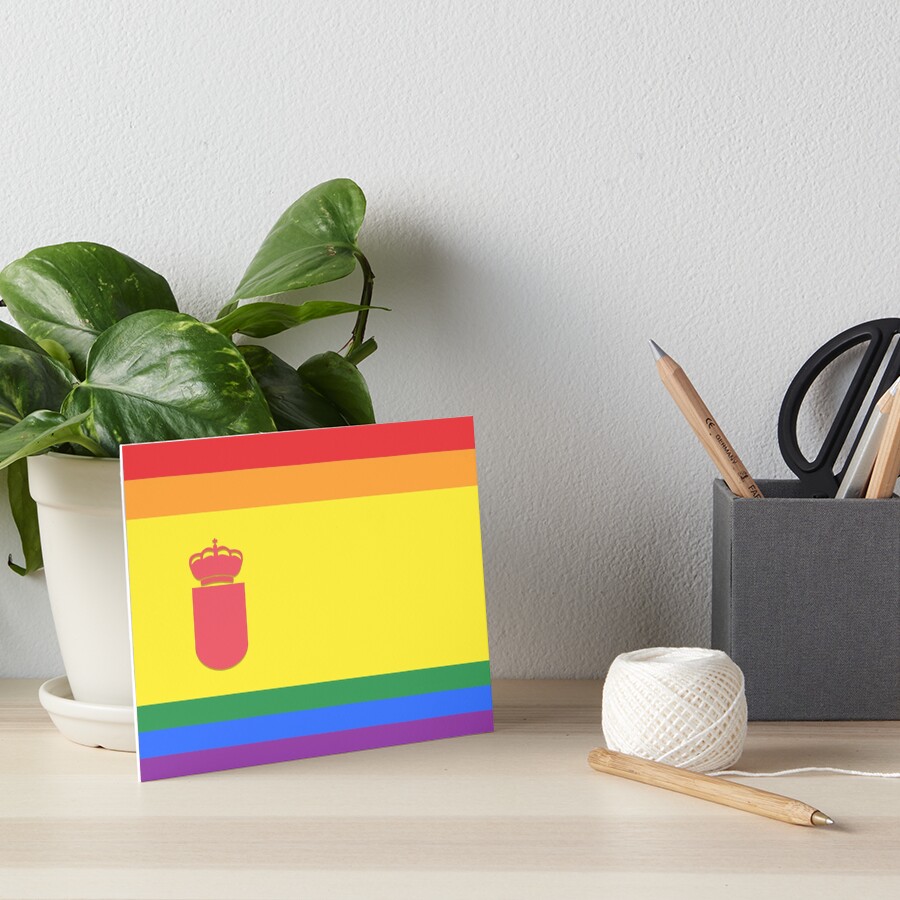 Item preview, Art Board Print designed and sold by FunFlags.