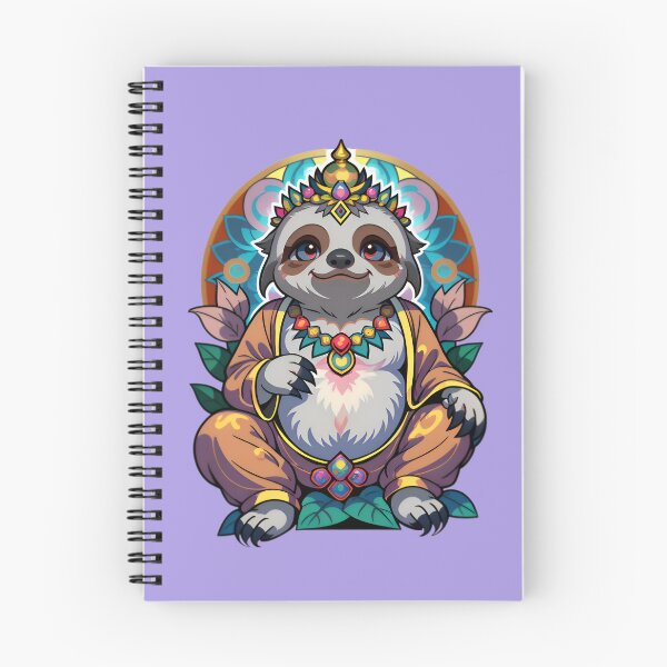Item preview, Cute Funny Cartoon Sloth Buddha designed and sold by TheArtOfPat.