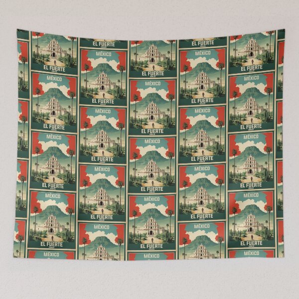 Item preview, El Fuerte Sinaloa Mexico Vintage Travel Tourism designed and sold by TravelersGems.