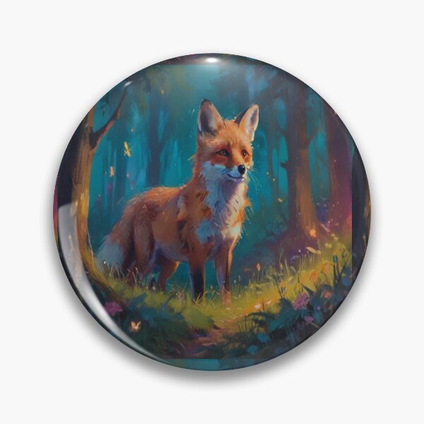 Item preview, Fox Fantasy Forest Animal Art designed and sold by druidwolfart.