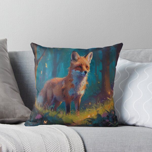 Item preview, Fox Fantasy Forest Animal Art designed and sold by druidwolfart.