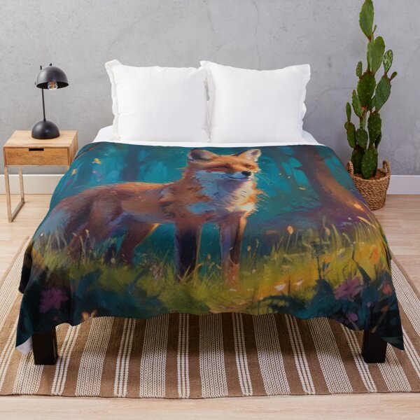 Item preview, Fox Fantasy Forest Animal Art designed and sold by druidwolfart.