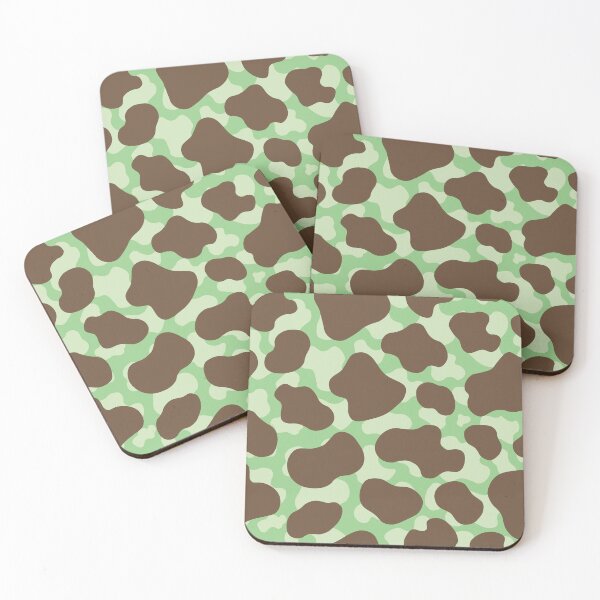 Item preview, Chocolate and Mint cow print. designed and sold by Pum April.