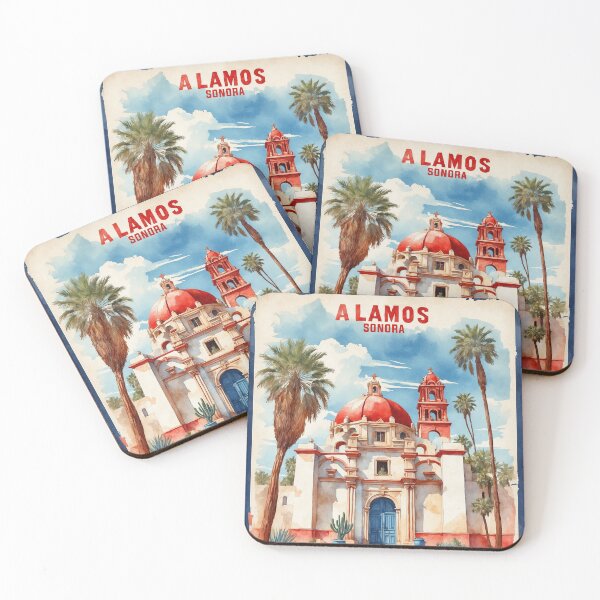 Item preview, Alamos Sonora Mexico Vintage Travel Tourism designed and sold by TravelersGems.