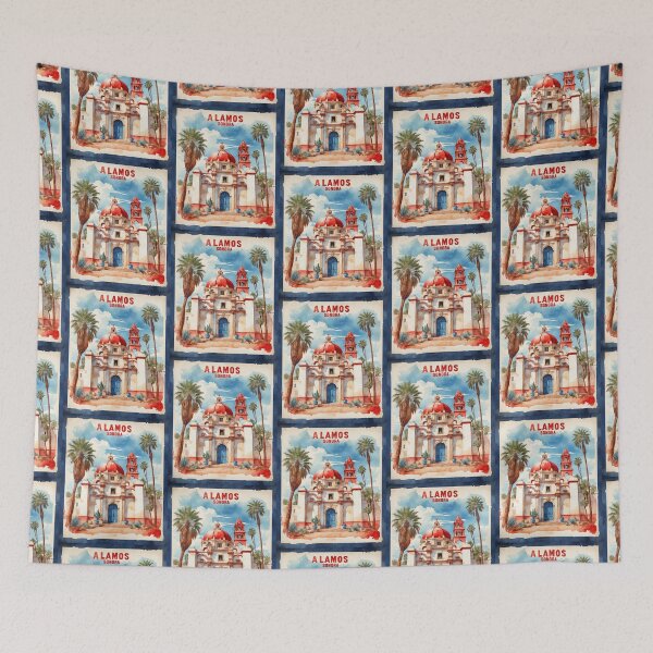 Item preview, Alamos Sonora Mexico Vintage Travel Tourism designed and sold by TravelersGems.