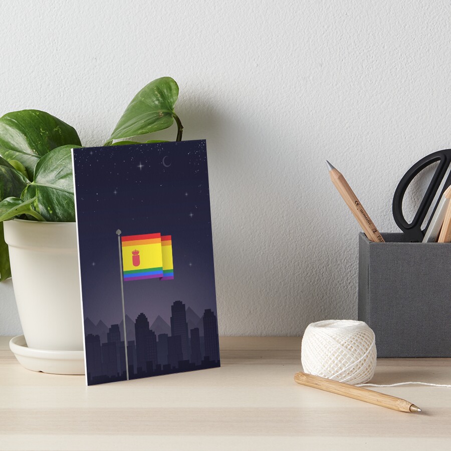 Item preview, Art Board Print designed and sold by FunFlags.