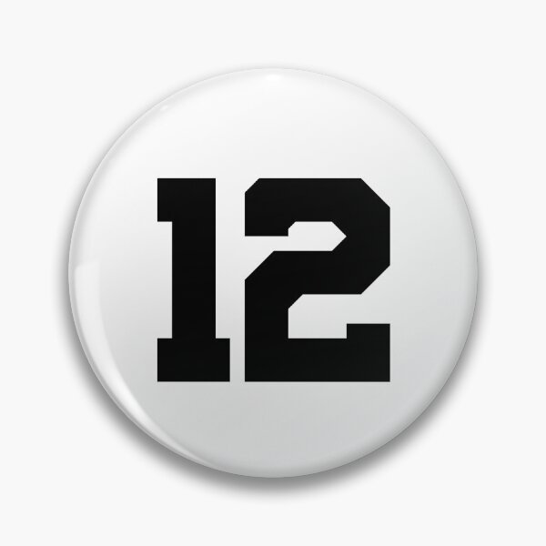 Item preview, 12, twelve, black, University designed and sold by Numbers-Art.