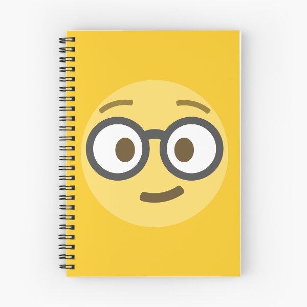 Item preview, Nerd Face With Glasses Emoji designed and sold by patternsbyposh.
