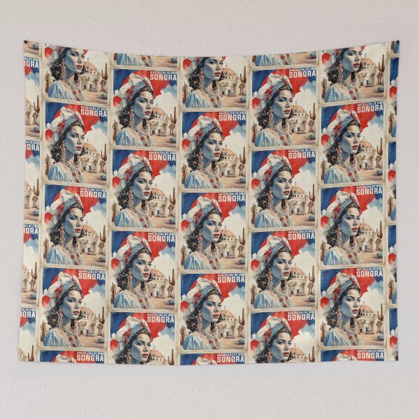 Item preview, Magdalena de Kino Sonora Mexico Vintage Travel Tourism designed and sold by TravelersGems.
