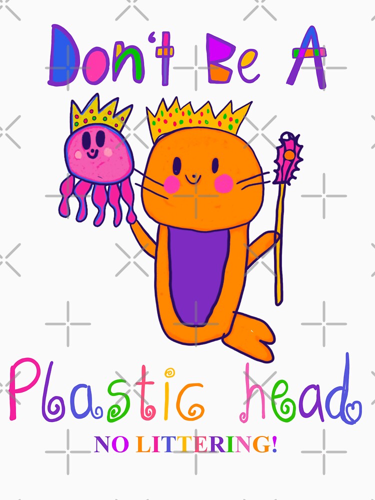 Thumbnail 7 of 7, Essential T-Shirt, Don’t be a plastic head designed and sold by KatScarlet.