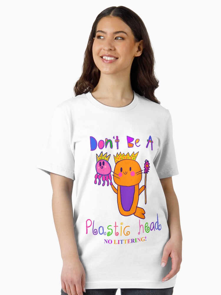 Thumbnail 2 of 7, Essential T-Shirt, Don’t be a plastic head designed and sold by KatScarlet.