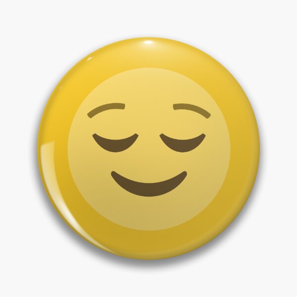 Item preview, Relieved Face Emoji designed and sold by patternsbyposh.
