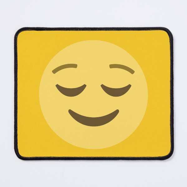 Item preview, Relieved Face Emoji designed and sold by patternsbyposh.