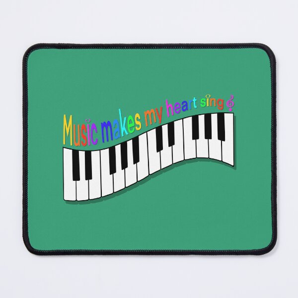 Item preview, "Music Makes My Heart Sing" 2 | Keys Of A Piano designed and sold by LiseHoltArt.