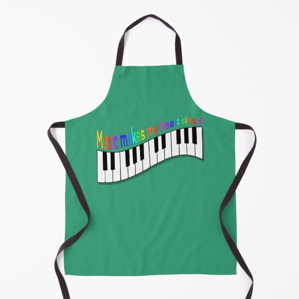 Item preview, "Music Makes My Heart Sing" 2 | Keys Of A Piano designed and sold by LiseHoltArt.