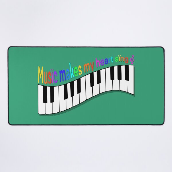 Item preview, "Music Makes My Heart Sing" 2 | Keys Of A Piano designed and sold by LiseHoltArt.