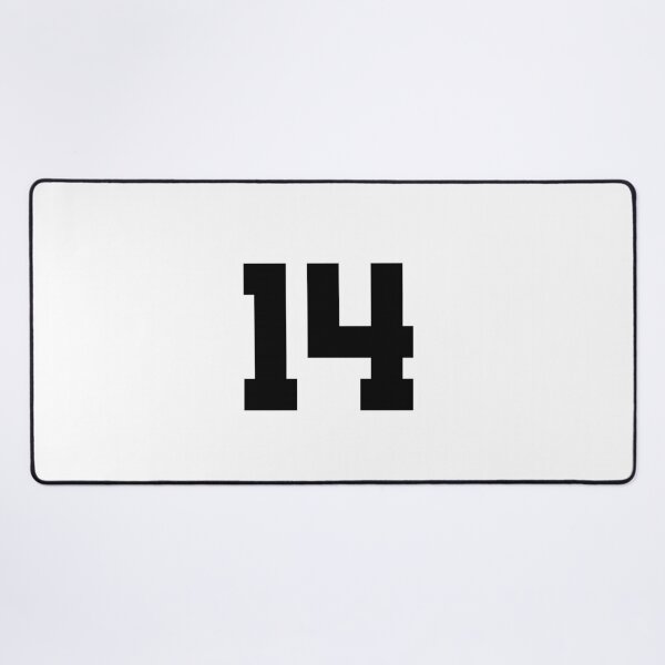 Item preview, 14, fourteen, black, University designed and sold by Numbers-Art.