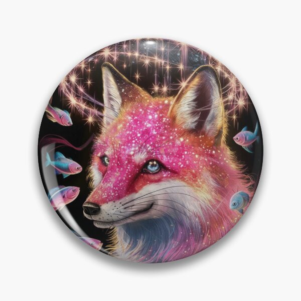 Item preview, Fox Portrait. celestial fox, magical fox designed and sold by FoxVibes.