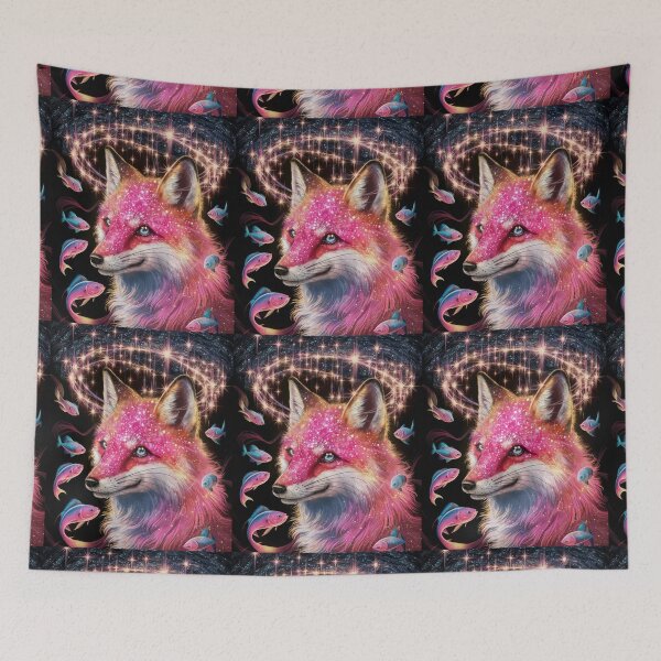 Item preview, Fox Portrait. celestial fox, magical fox designed and sold by FoxVibes.