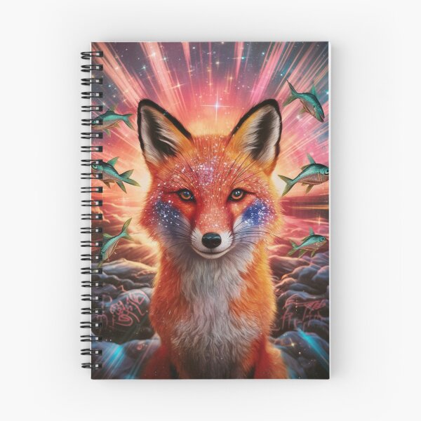 Item preview, Fox Portrait. celestial fox, magical fox designed and sold by FoxVibes.