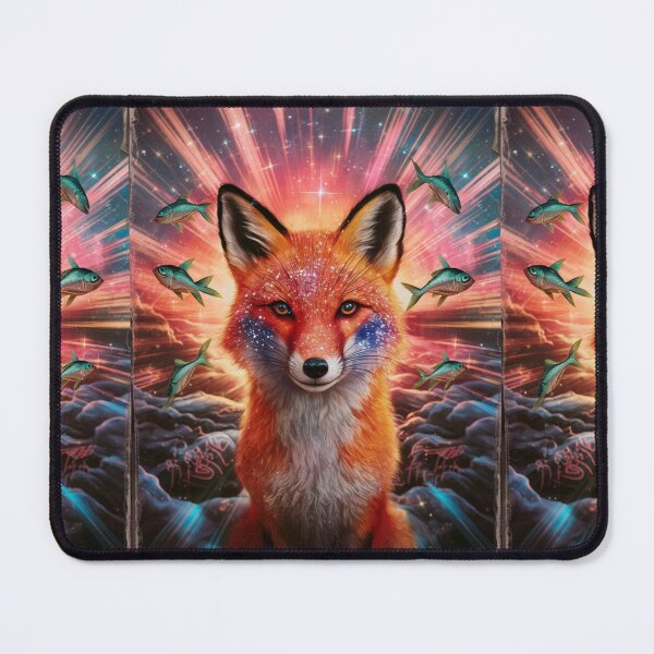 Item preview, Fox Portrait. celestial fox, magical fox designed and sold by FoxVibes.