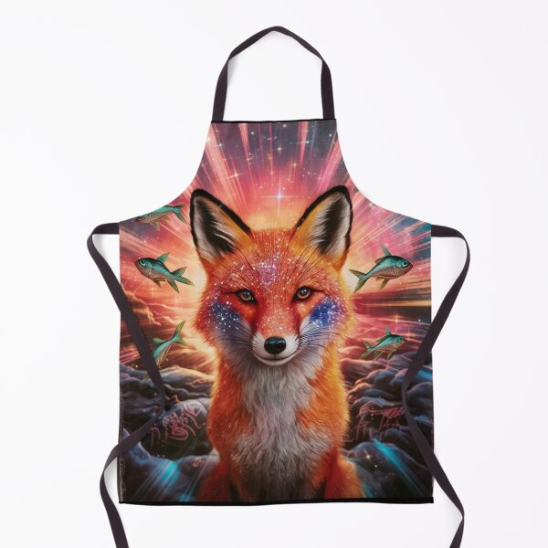 Item preview, Fox Portrait. celestial fox, magical fox designed and sold by FoxVibes.