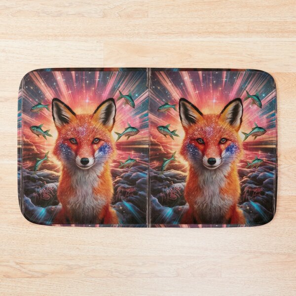 Item preview, Fox Portrait. celestial fox, magical fox designed and sold by FoxVibes.
