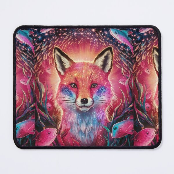 Item preview, Fox Portrait. celestial fox, magical fox designed and sold by FoxVibes.