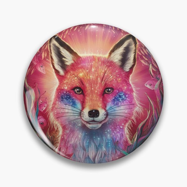 Item preview, Fox Portrait. celestial fox, magical fox designed and sold by FoxVibes.