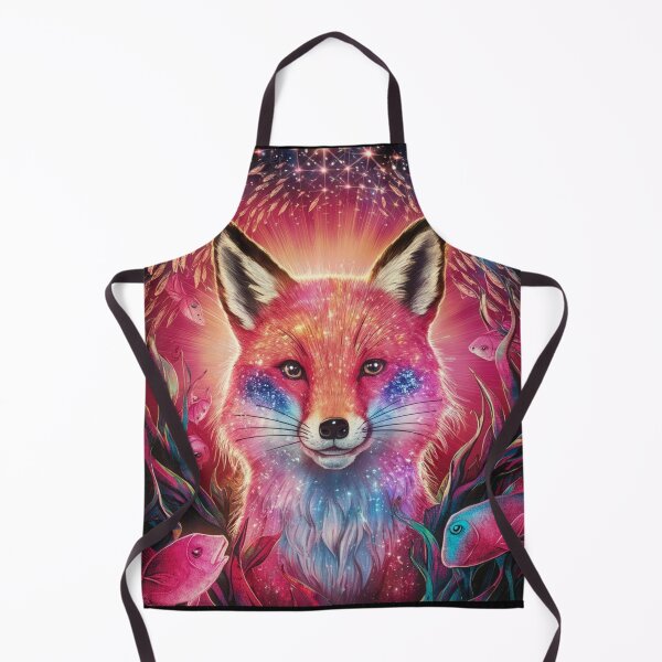 Item preview, Fox Portrait. celestial fox, magical fox designed and sold by FoxVibes.