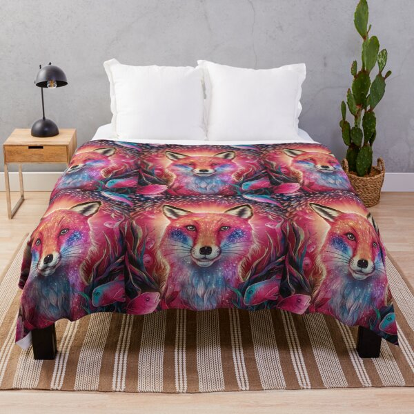 Item preview, Fox Portrait. celestial fox, magical fox designed and sold by FoxVibes.