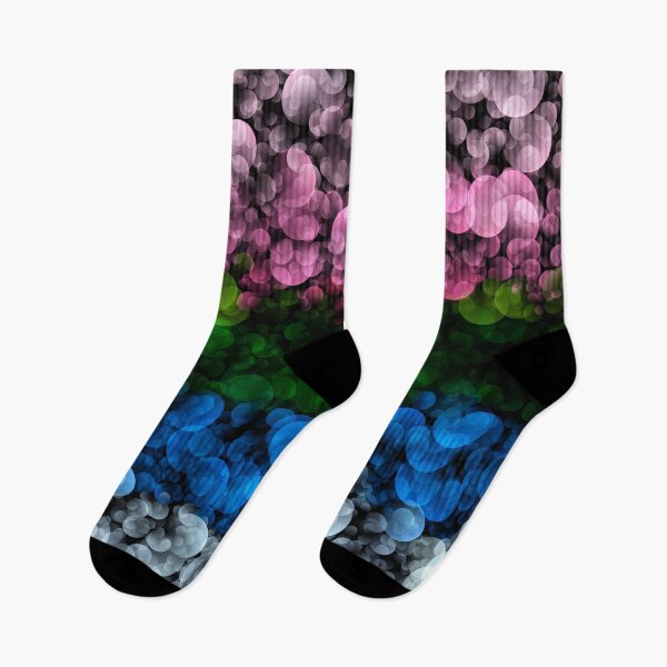 Item preview, Funky Bubbly Groovy Trippy Abstract Omniromantic Pride Flag designed and sold by Chaos Queery.