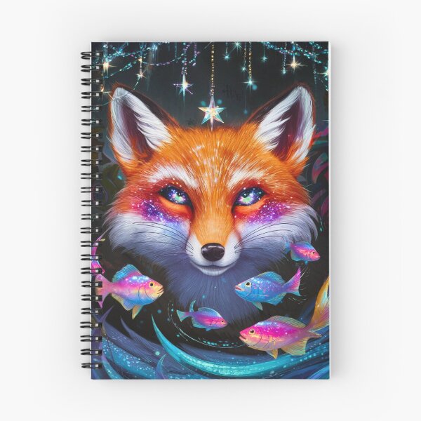 Item preview, Fox Portrait. celestial fox, magical fox designed and sold by FoxVibes.